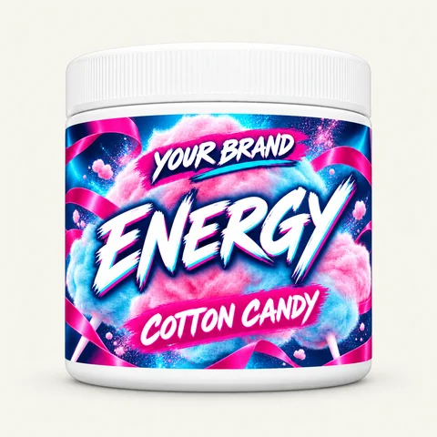Cotton Candy label concept