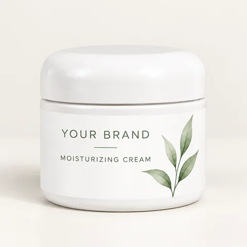 Moisturizing Cream label concept