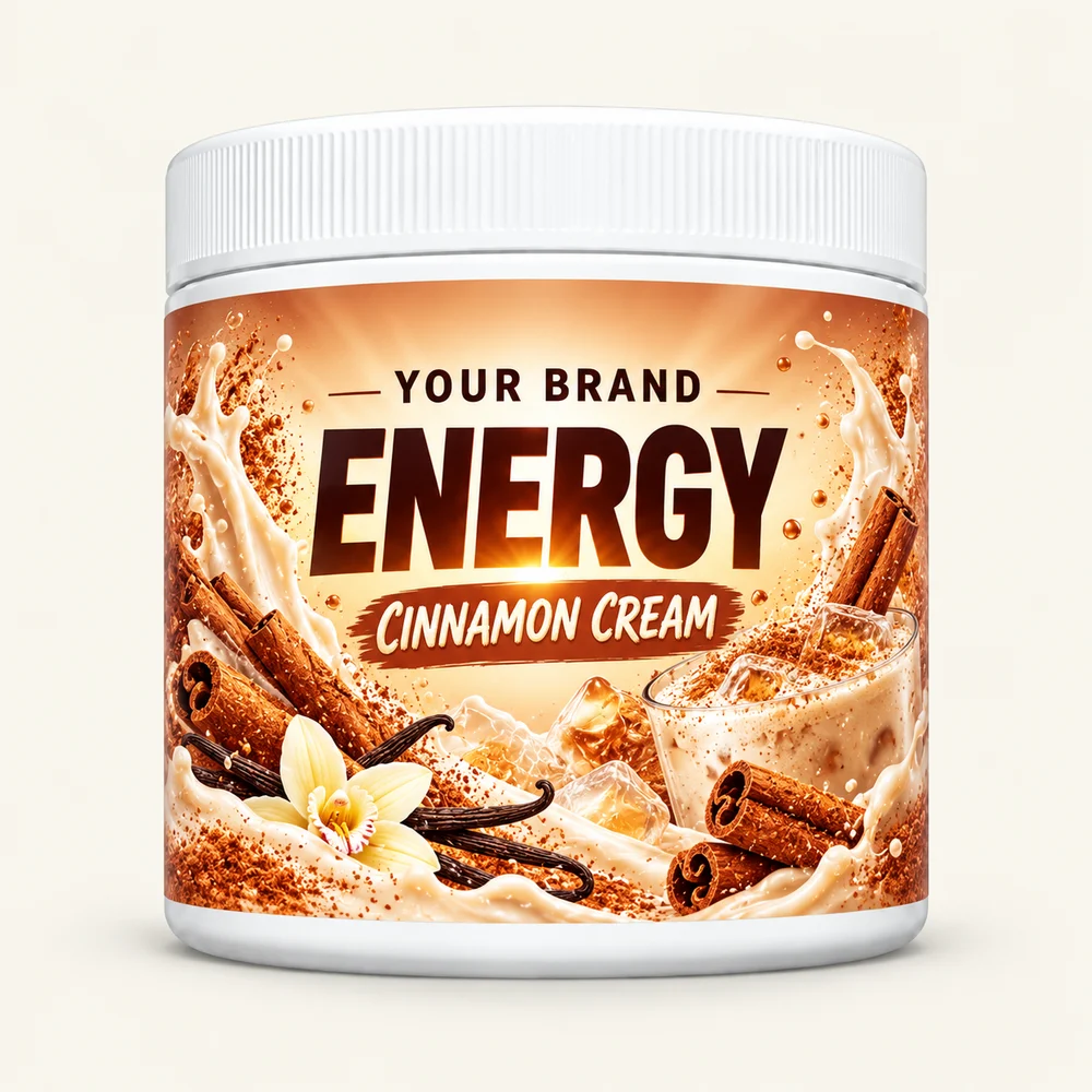 Cinnamon Cream label concept