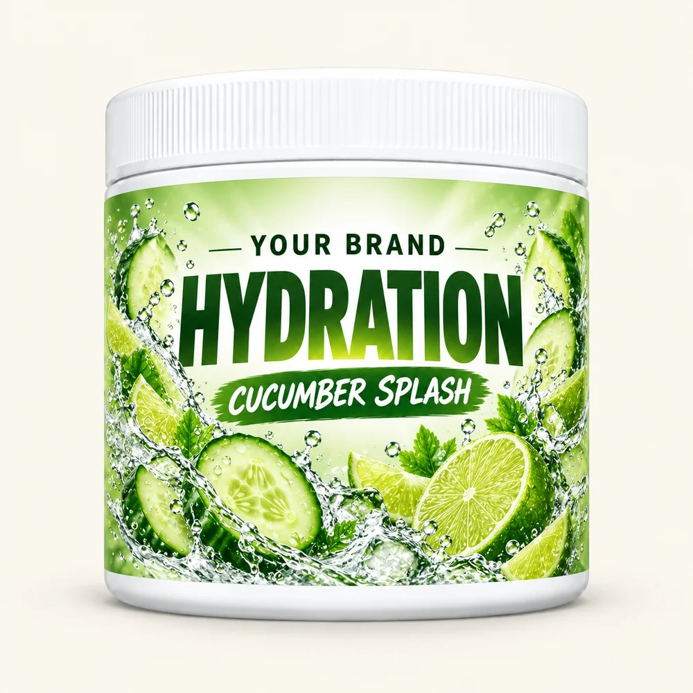 Cucumber Splash label concept