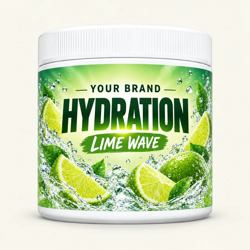 Lime Wave label concept