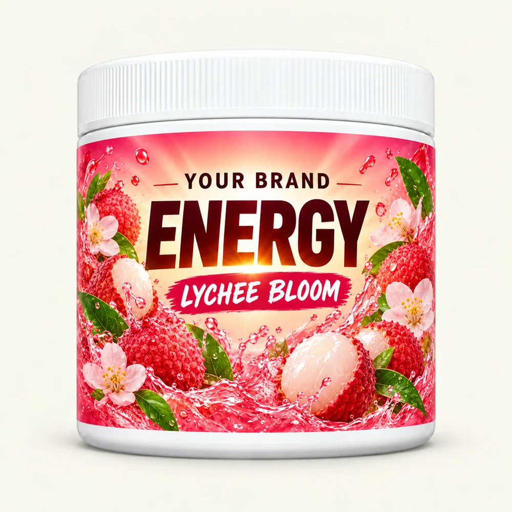Lychee Bloom label concept