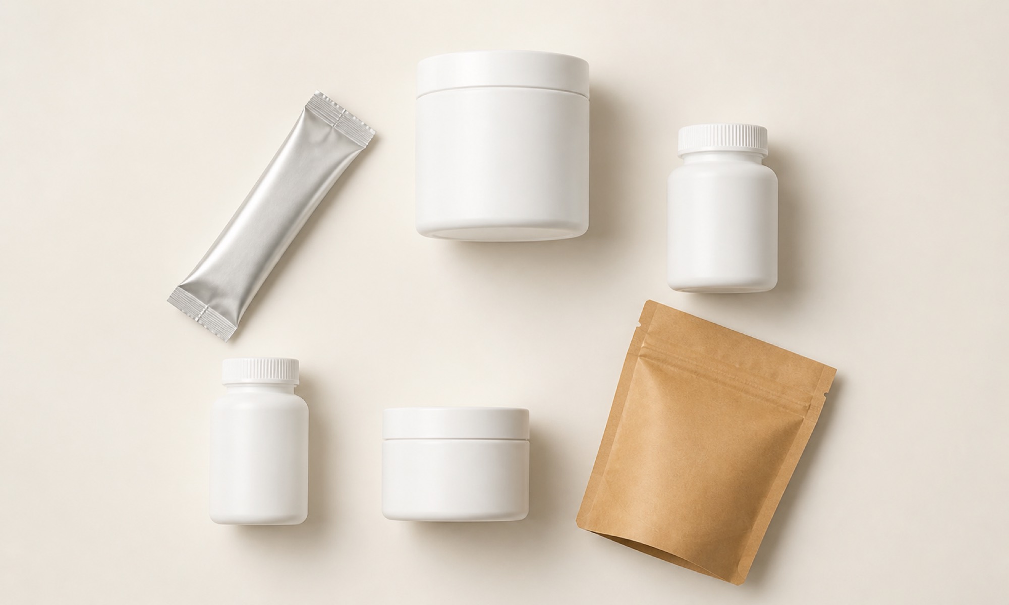 Illustration of manufacturing product formats